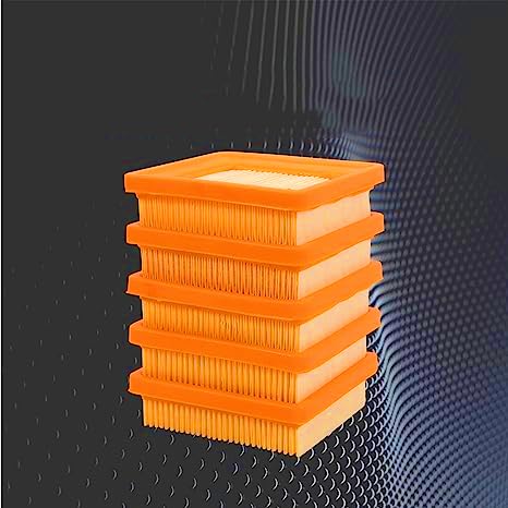 5 PACKS 4180 141 0300 Air Filter Replacement 4180-141-0300/4180 141 0300 Fit for STHIL KM91R KM131 FS89 FS91 FS111 FS131 FS311 FC96 Brushcutter Air Filter String Trimmer Cleaner Element