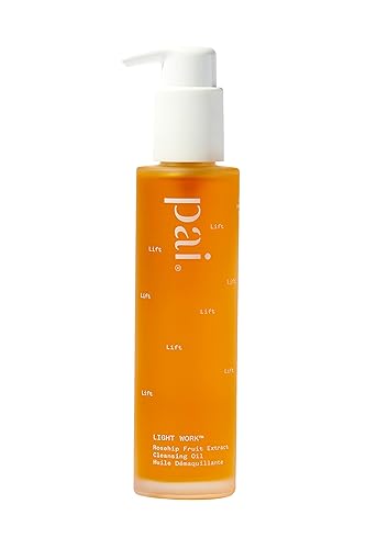 PAI SKINCARE - Aceite limpiador de extracto de fruta de rosa mosqueta orgánico Light Work Cuidado de la piel natural, vegano y sensible (3.3 fl oz