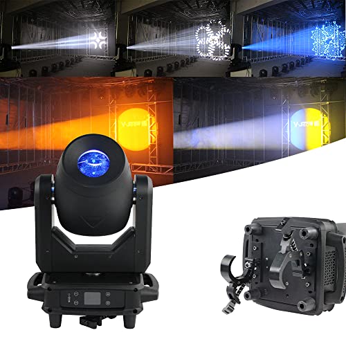 V-Show S718 Elf Led Spot Moving Head -  150W Stage Moving Head Light 6 Gobos 7 Gobos 7 Colors 17 Channels 5 Prism Dmx 512 With Sound Activated For Wedding Dj Party Stage Lighting #TOP3