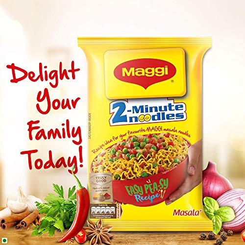 Image of Nestle MAGGI 2-minute Instant Noodles, Masala 840 grams Pouch