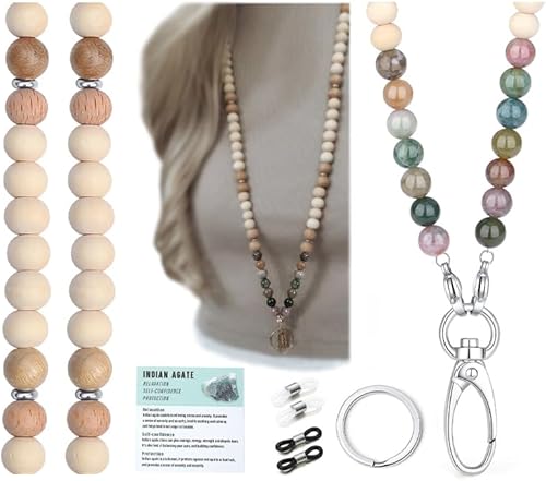 Miniatura 7 de SAM & LORI Cordones para insignias de identificación para mujer, lindo cordón para profesor con soporte de identificación, cordones para tarjetas de