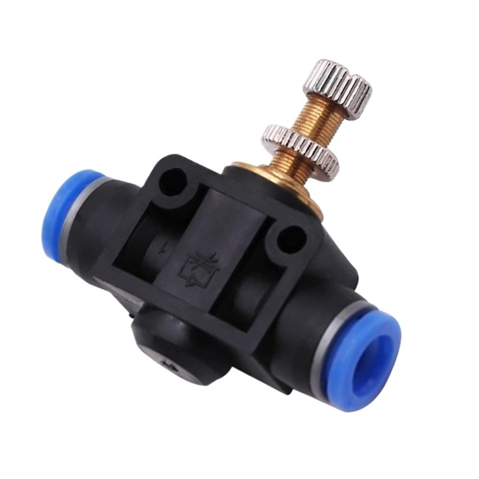 2PCS Throttle Valve Air Flow Control Valve 4mm 6mm 12mm Pneumatic Manual Valve Push in Connector
