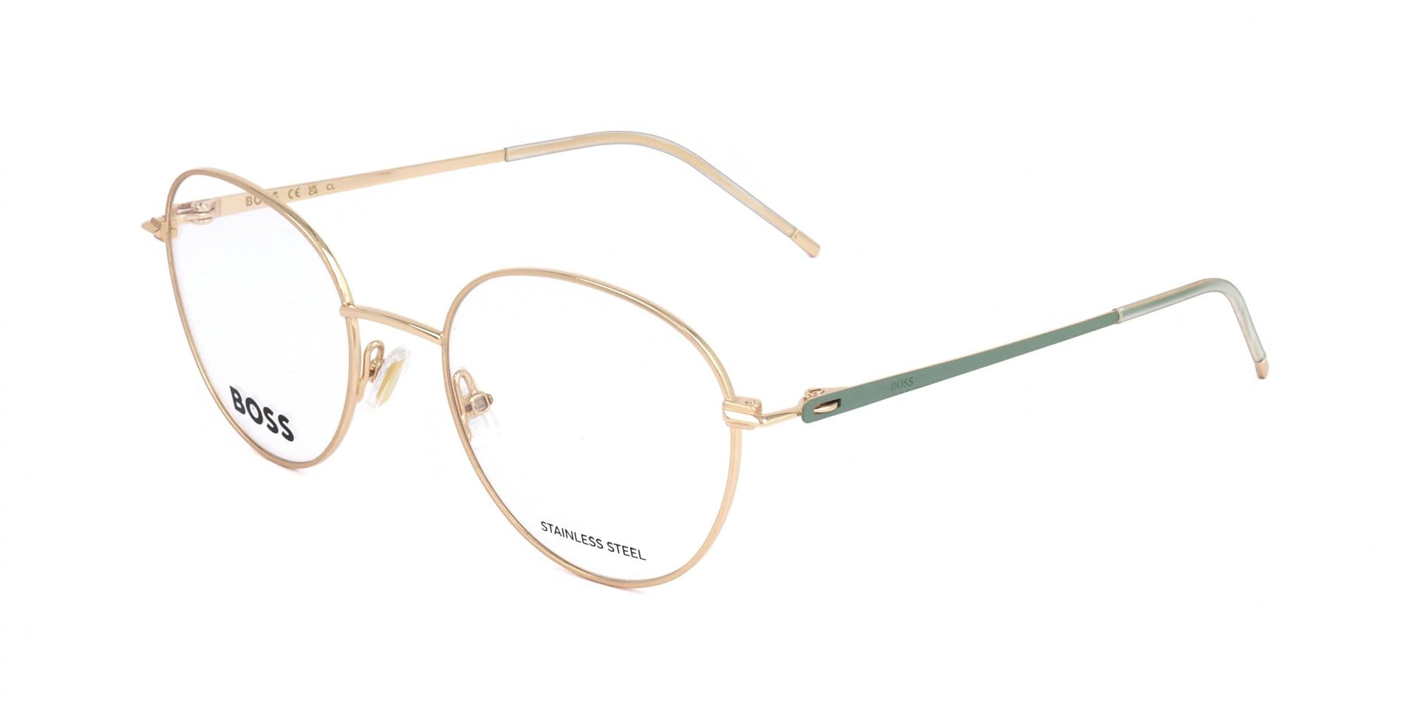 Hugo Boss Unisex Gold Green Boss 1530 50/20/140 Woman Eyewear Frame