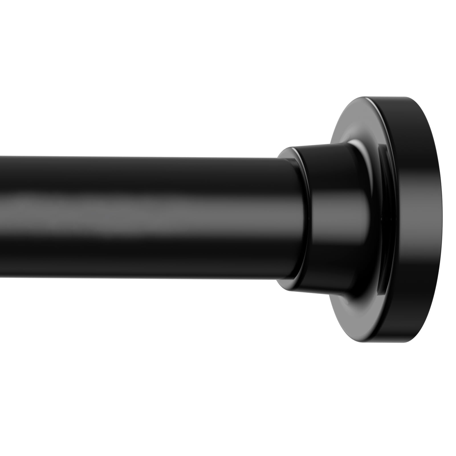 Extra Long Tension Rod 40-183inch Black Shower Curtain Rods