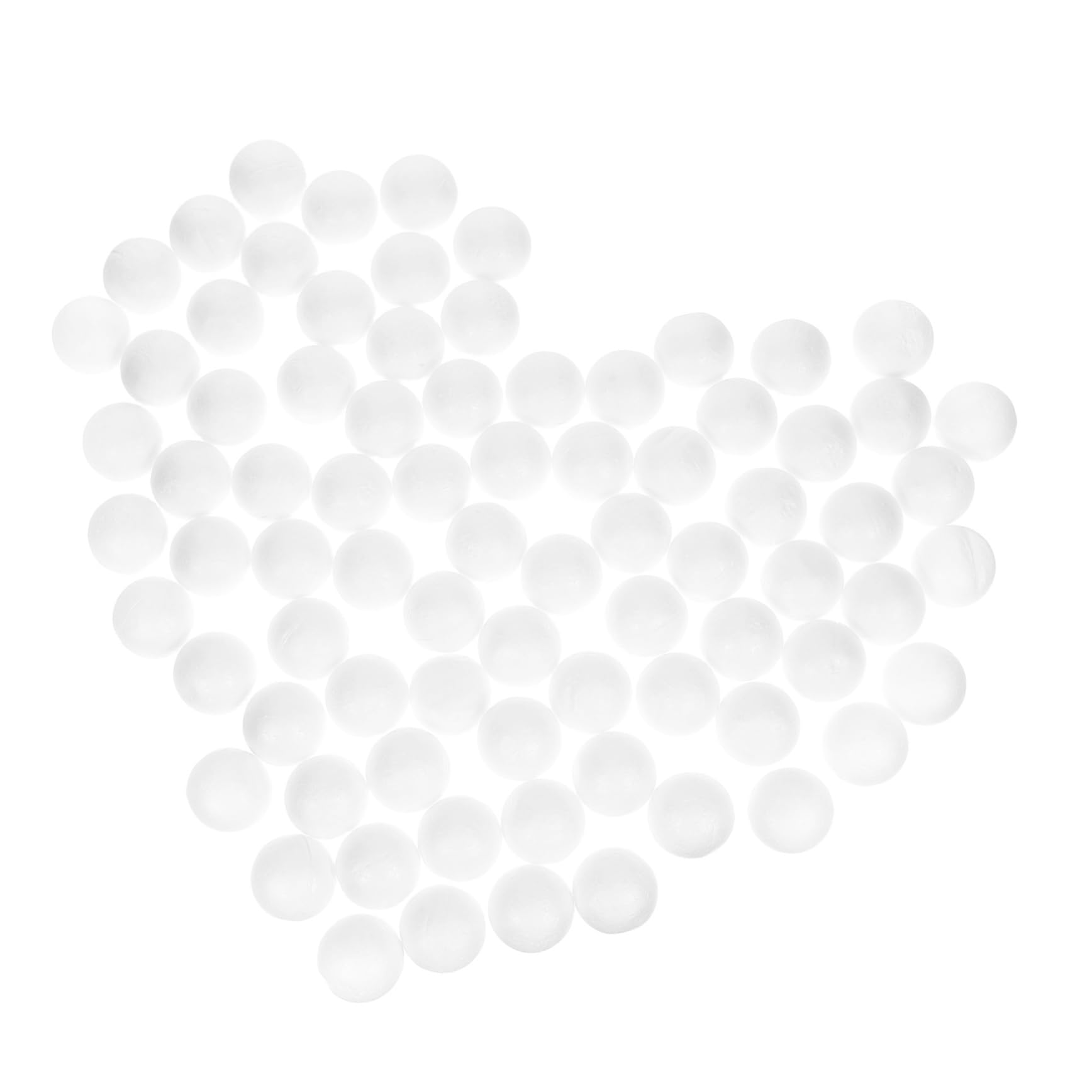100 boules polystyrène 4cm pour bricolage facile qui ne s'effrite pas lors de la découpe
