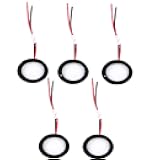 Bolsen 5PCS 20/25mm Ultrasonic Mist Maker Fogger Ceramics Discs with Wire & Sealing (25MM with Wire)