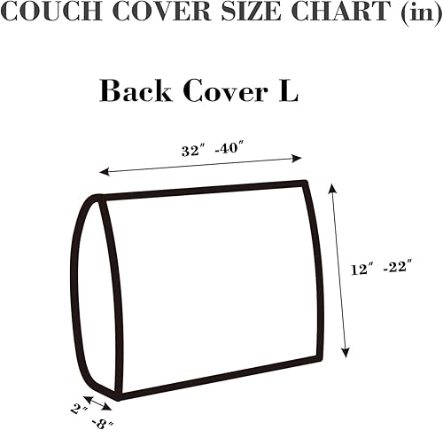Miniatura 10 de Disayu Nolaninterior - Fundas de sofá mágicas mágicas, funda universal elástica resistente al desgaste (textura - gris, funda de asiento individual