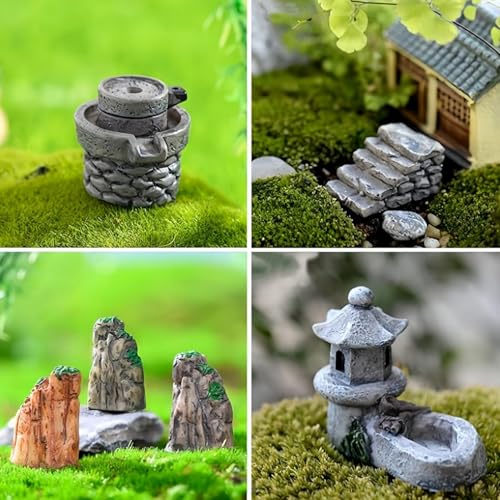 Accessoires de maison de fée et statues d'extérieur pour micro paysage