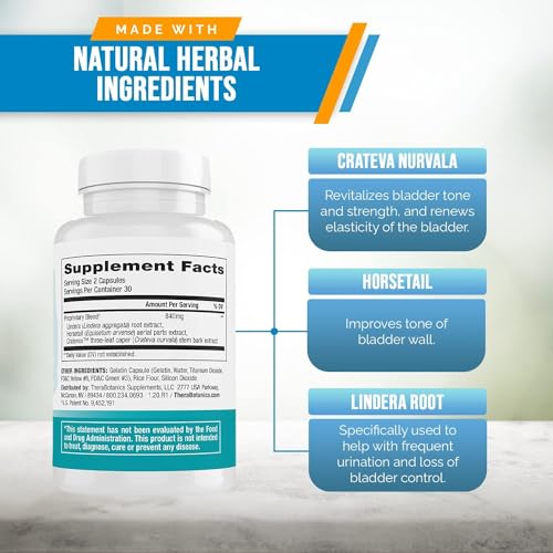 Image of Better Bladder Control Supplement for Women & Men - Bladder Support Supplement to Help Reduce Urinary Leaks, Frequency & Urgency - 120 Count (2 Bottles)