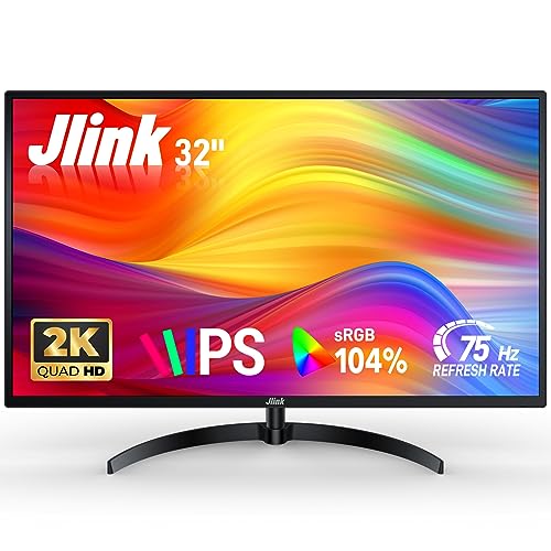 Amazon.co.jp: Jlink モニター 32インチ ディスプレイ 2K 75Hz