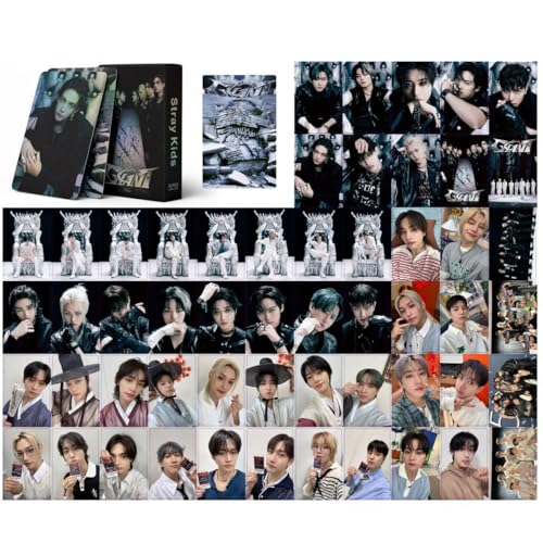 SKZ 'GIANT' Stray-kids Photocards 55Pcs Postcards 'STAY' New Songs