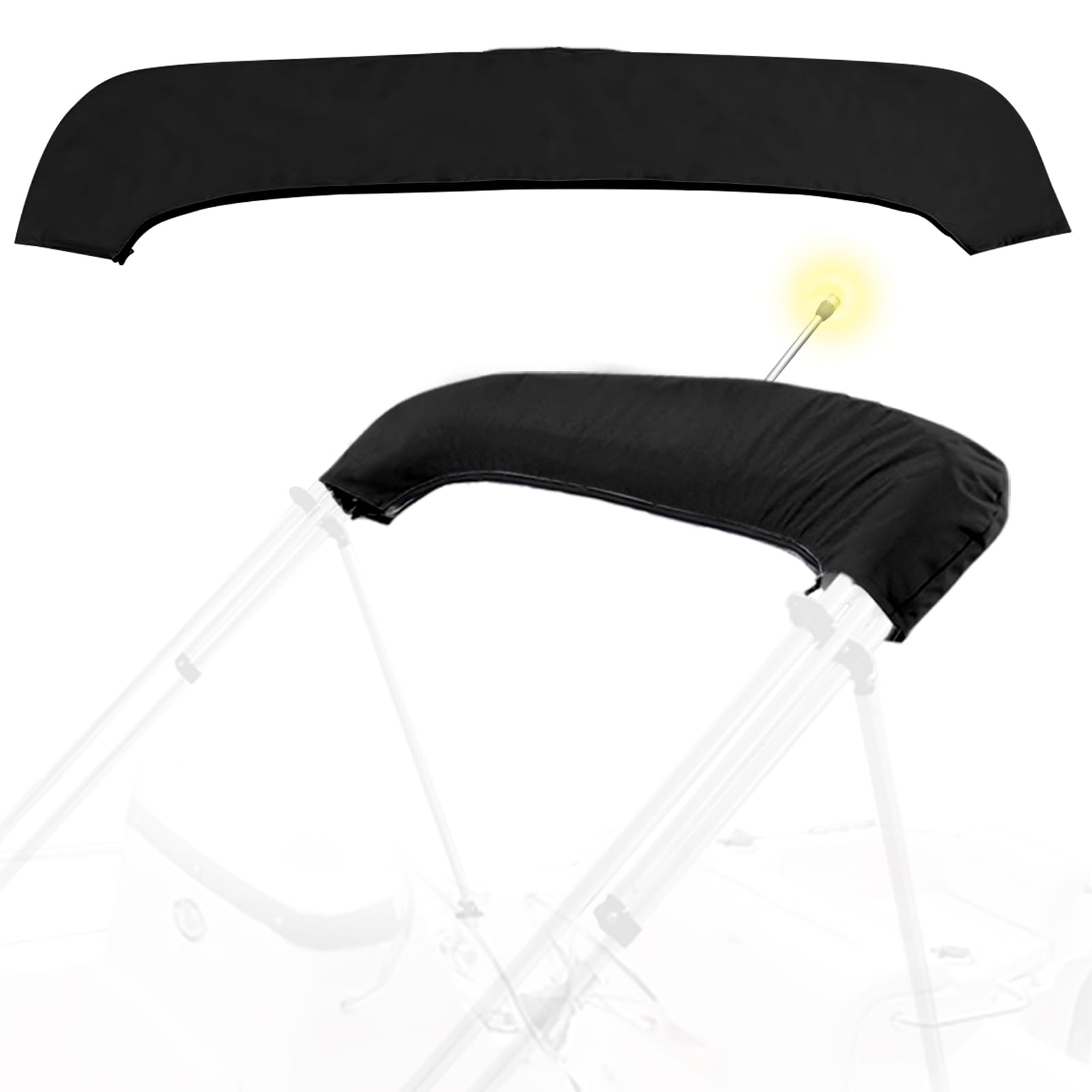 4bow Bimini Top Storage Boot Cover With Light Hole Bimini