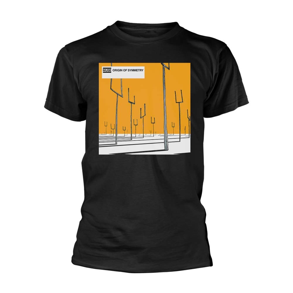 Muse Origin of Symmetry Matt Bellamy Official Tee T-Shirt Mens Unisex (Medium) Black