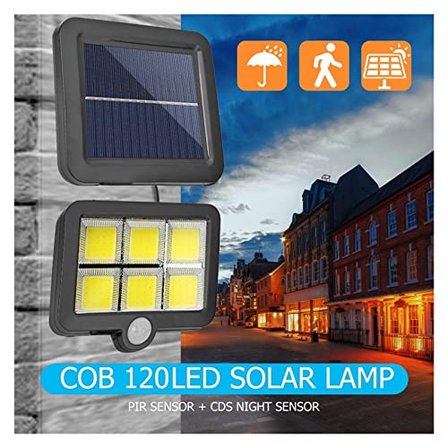 Luz solar impermeable 108COB para iluminar exteriores oscuros sin cables 4