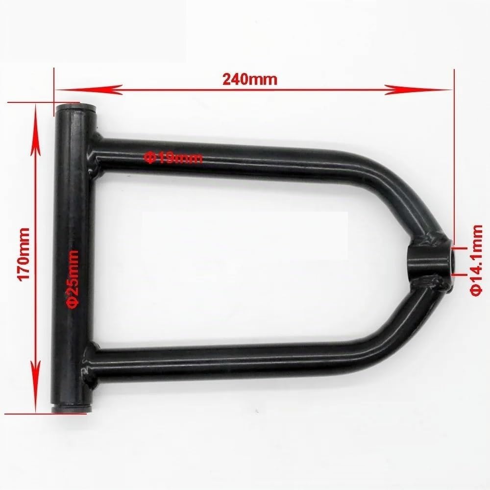 Braccio oscillante sospensione anteriore superiore inferiore braccio A 1 set 340mm compatibile con 50cc 90cc 110cc 125cc ATV 4 ruote Quad Buggy Go Kart