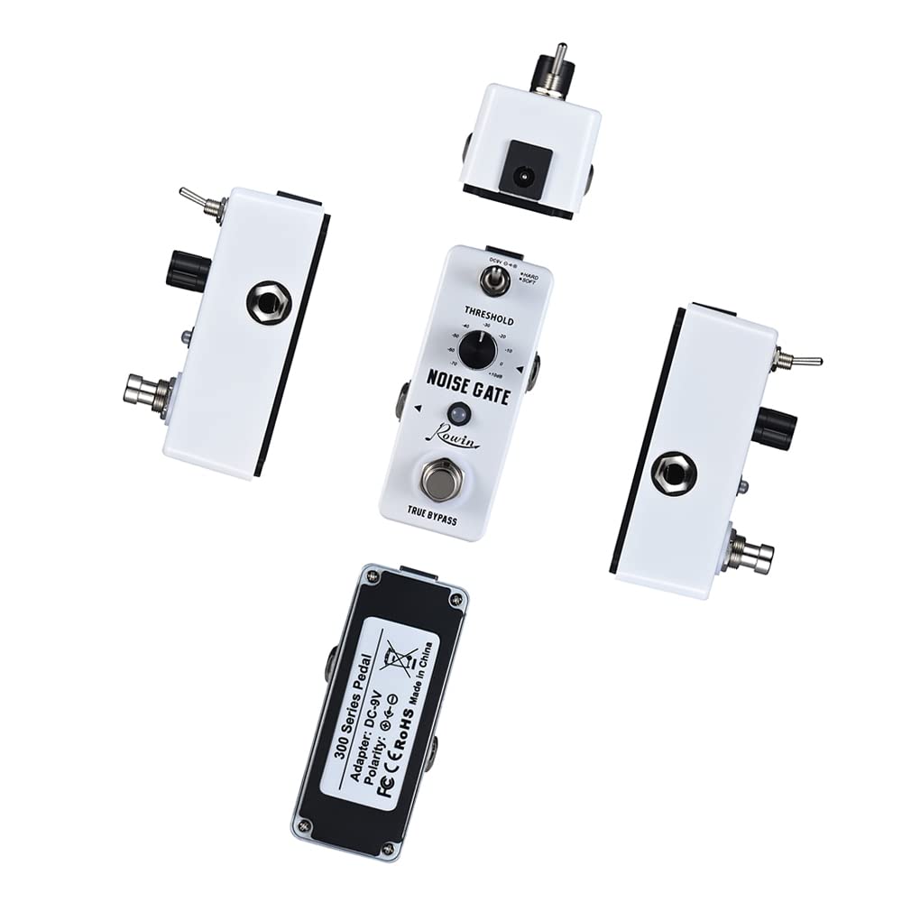 Btuty Noise Gate Pedal Gitarre Noise Suppressor Effekte Pedal Rauschunterdrückung Pedal 2 Modi True Bypass