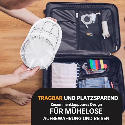 Cap Waschmaschinen Form, Zusammenklappbares Cap Washer – Basecap Waschgestell für Waschmaschine & Geschirrspüler – Basecap Waschgestell Halter, Shaper & Protector Form für die Wäsche – Cap Waschen