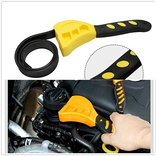 Universal Rubber Strap Wrench Set,Jar Opener Pipe Multifunctional Wrench Tools For Mechanics Plumbers,Rubber Strap Adjustable Wrenches-2Pcs #TOP2
