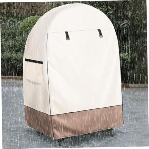 Funda protectora beige para silla colgante Egg Chair ideal para el cuidado de terrazas 7