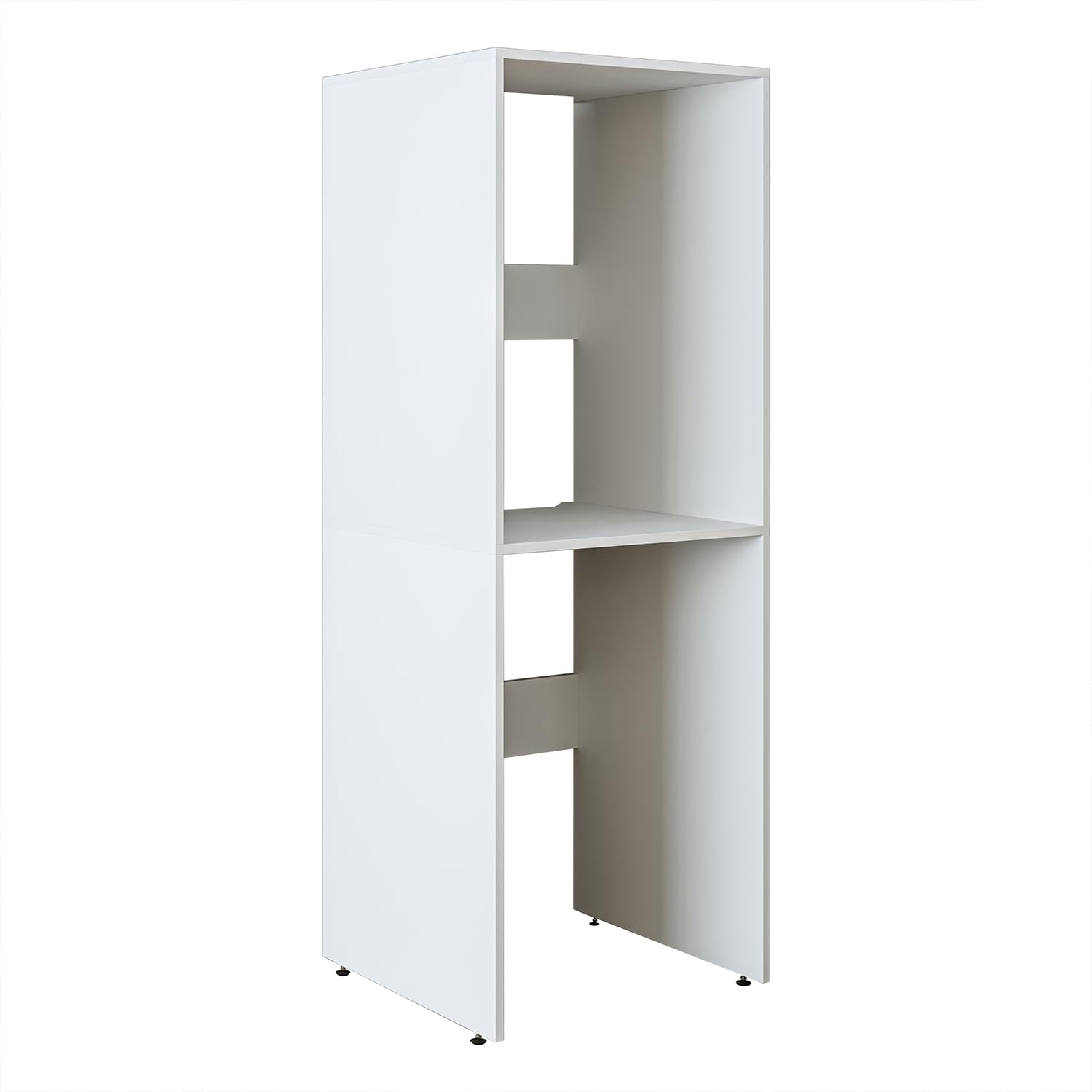 Roomart Waschmaschinenschrank DUO, Schrank für Trockner & Waschmaschine, Waschmachinenüberbau (Weiß)