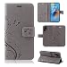Produktbild betterfon Hülle Oppo A74 / A74 4G, Handyhülle Oppo A74 Flip Case Klapphülle Handytasche Schutzhülle mit [Standfunktion] [Kartenfächern] für Oppo A74 / A74 4G Grau