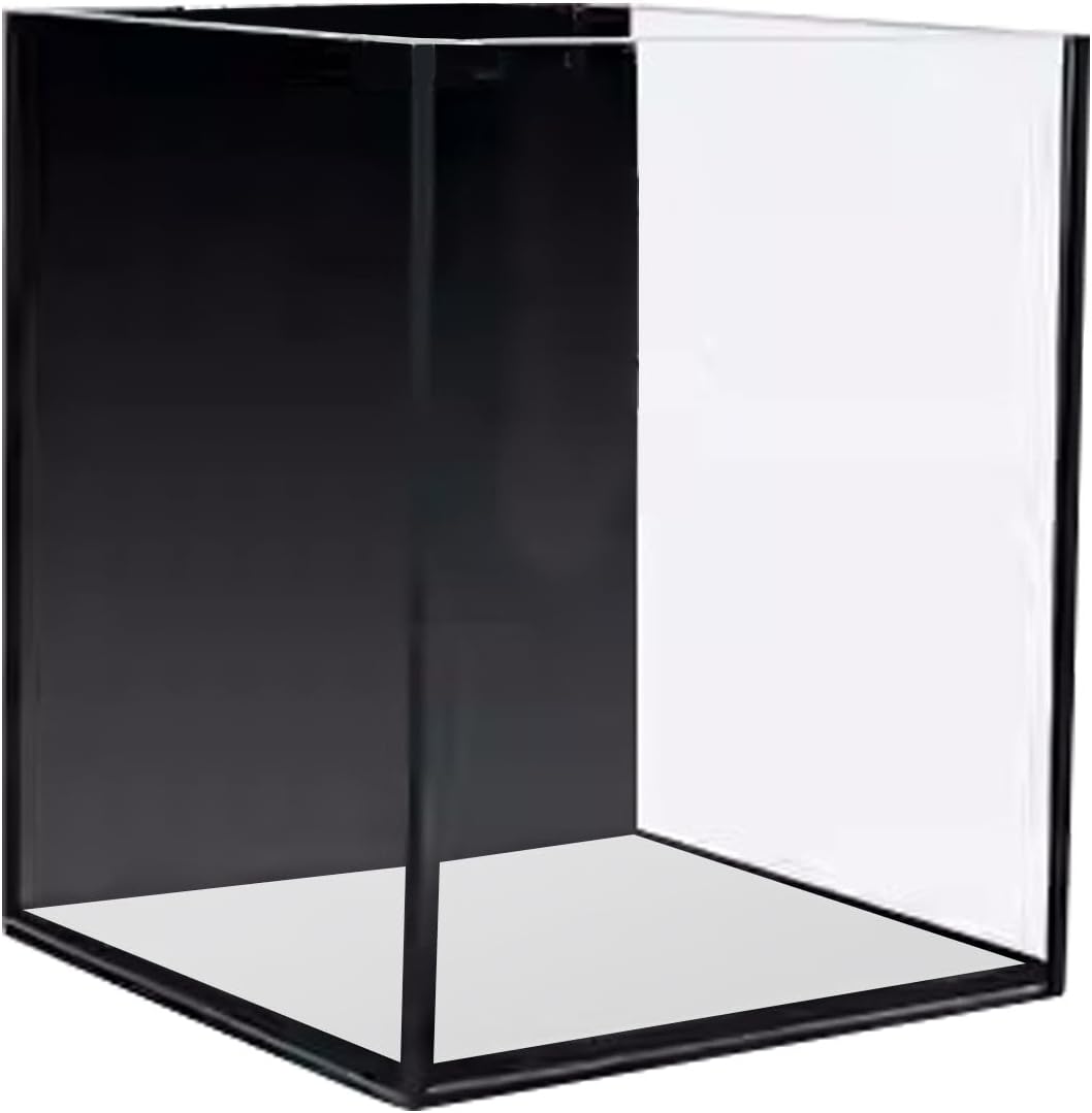 Small Ultra Clear High Transparency Frameless Glass Tank Aquarium South American Inspiration Desktop Office Entry-level