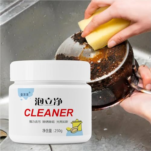 Image of All-in-One Rust Remover Powder with (1 Pic) Non-Scratch Disk cloth, Wash Ultimate Rust RemovaL, Multipurpose Kitchen Rust Remover Advanced Rust Removal for All Surfaces (250gm, 1 Pic)