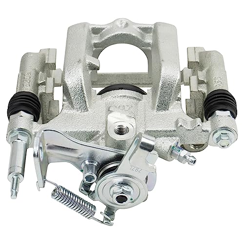 Image of TRQ Rear Left Brake Caliper w /Bracket Drivers Side