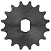 Alomejor Chain Sprocket Gear Electric Scooter Motor Engine 16 Tooth Sprocket Metal Chain Wheel for 12X17mm