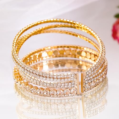 Image of Rubans Multi Layered Bracelet Trendy Jewellery Gift for Women & Girls