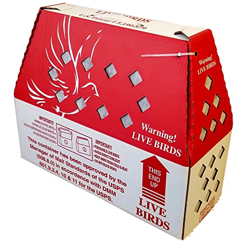 Live Bird Shipping Boxes (5pk) Horizon Chickens Poultry Gamefowl - Thumbnail 5
