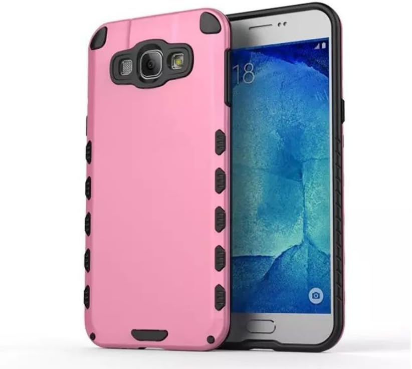 For Samsung A8 Case, TRIFORCE LU 2 in1 hybrid aegis shield protective case for Samsung A8 (pink)