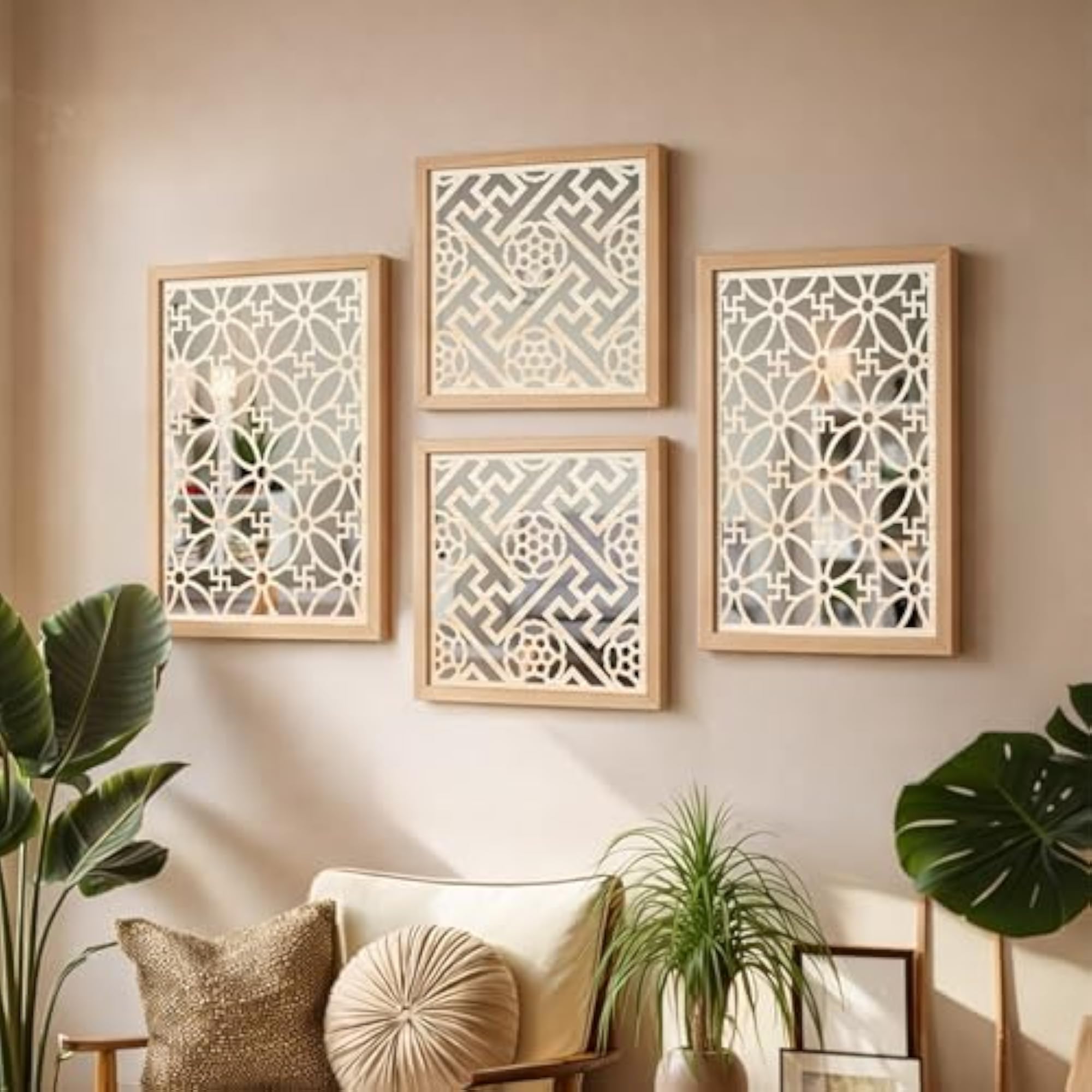 Mirror Wall Decor Paintings for Home Living Room Decor