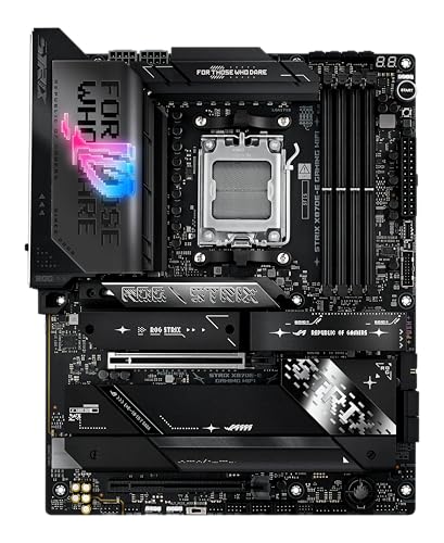ASUS ROG Strix X870E-E Gaming WiFi Mainboard Sockel AM5 (AMD, X870E, ATX, 18+2+2 Power Stages, Dynamic OC Switcher, Core Flex, DDR5, WiFi 7, M.2, PCIe 5.0)
