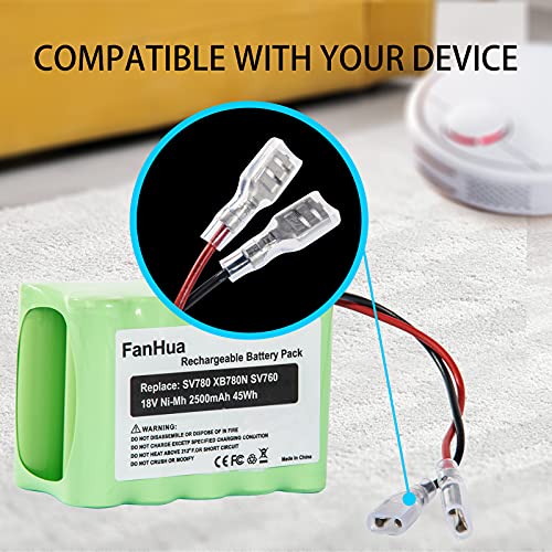 Fanhua Xb780N 18V Replacement Battery For Shark Sv760 Sv780 Sv780N Sv780_N Sv780_N_14 Series Cordless Pet Perfect Handheld Vacuum #TOP4