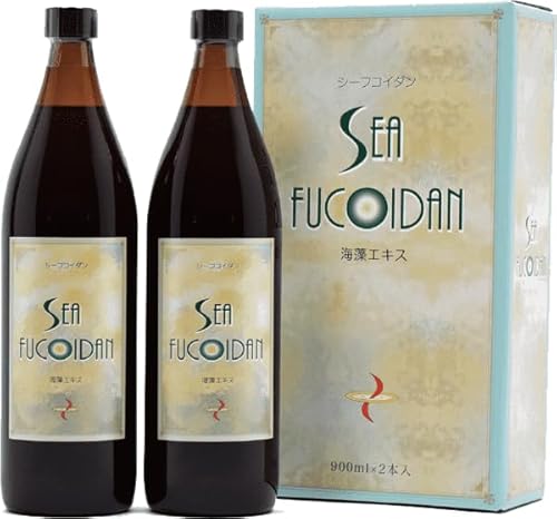 [Sea Fucoidan] Ultra Low Molecular Weight Fucoidan Liquid 900ml x 2 Bottles [�V�[�t�R�C�_��] ���ᕪ�q�t�R�C�_���t 900ml x 2�{���� (2boxes, Honey-Swe