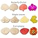 12set Gumpaste Flower Silicone Veining Mold-Fondant Flower Veining Mold,Gum Paste Flower Tools,Sugar Paste Flower Cake Decorating Tool for Peony Rose Lily Daisy Hydrangea Wedding Flowers