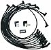 Moroso 73717 Black Ultra 40 Spark Plug Wire Set, Unsleeved, Fits Big Block Ford 429-460, 135 Degree Plug Ends, HEI Distributor Ends