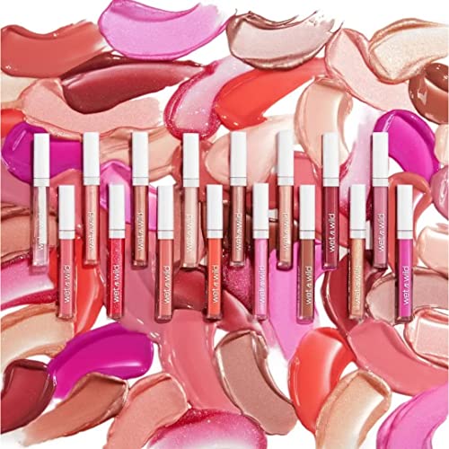 Wet n wild, Mega Slicks Lip Gloss, Extra-shiny Lip Gloss with Light and Bright Texture for Soft and Full Healthy-looking Lips, Upgraded Formula with Hyaluronic Acid and Vegan Collagen, Sinless - Image 8