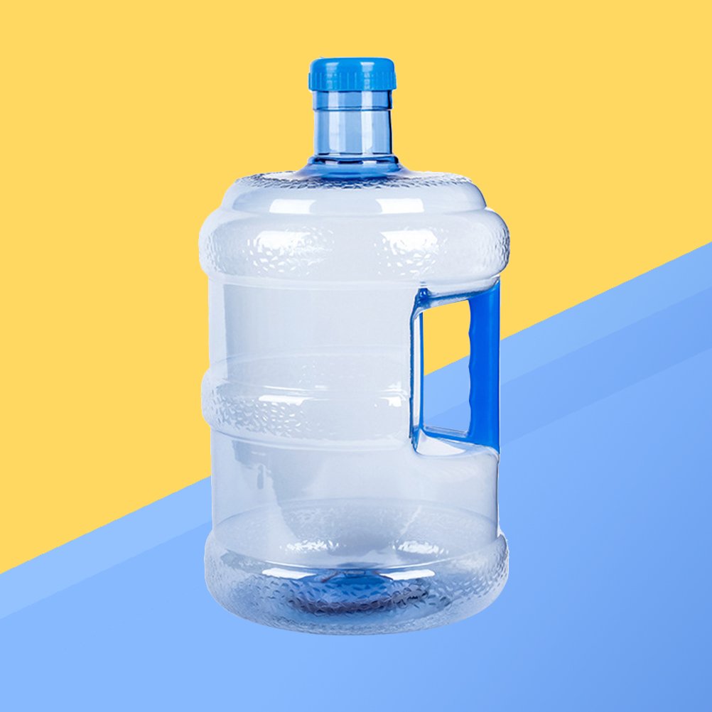 VORCOOL 5 litros de Botella de Agua Pura Botella de Agua Mineral Cubo portátil con Mango