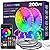 AILBTON 200ft Led Strip Lights(2 Rolls of 100ft led Lights) Ultra Long Led Light Strip with App Voice Control Remote,5050 RGB Music Sync Color Changing Led Lights for Bedroom,Party,Home Decoration