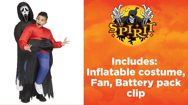 Disfraz Inflable Ghost Face para Niños miniatura 2