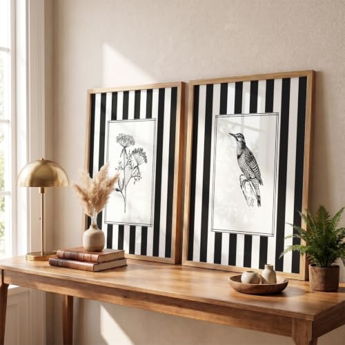 Image of YANVEER Modern Art Wall Painting Set of 2 for Living Room | Premium HD Printed Wall Frames for Bedroom, Office & Home Decor | Minimalist Contemporary Wall Art 1, 10X13 INCH