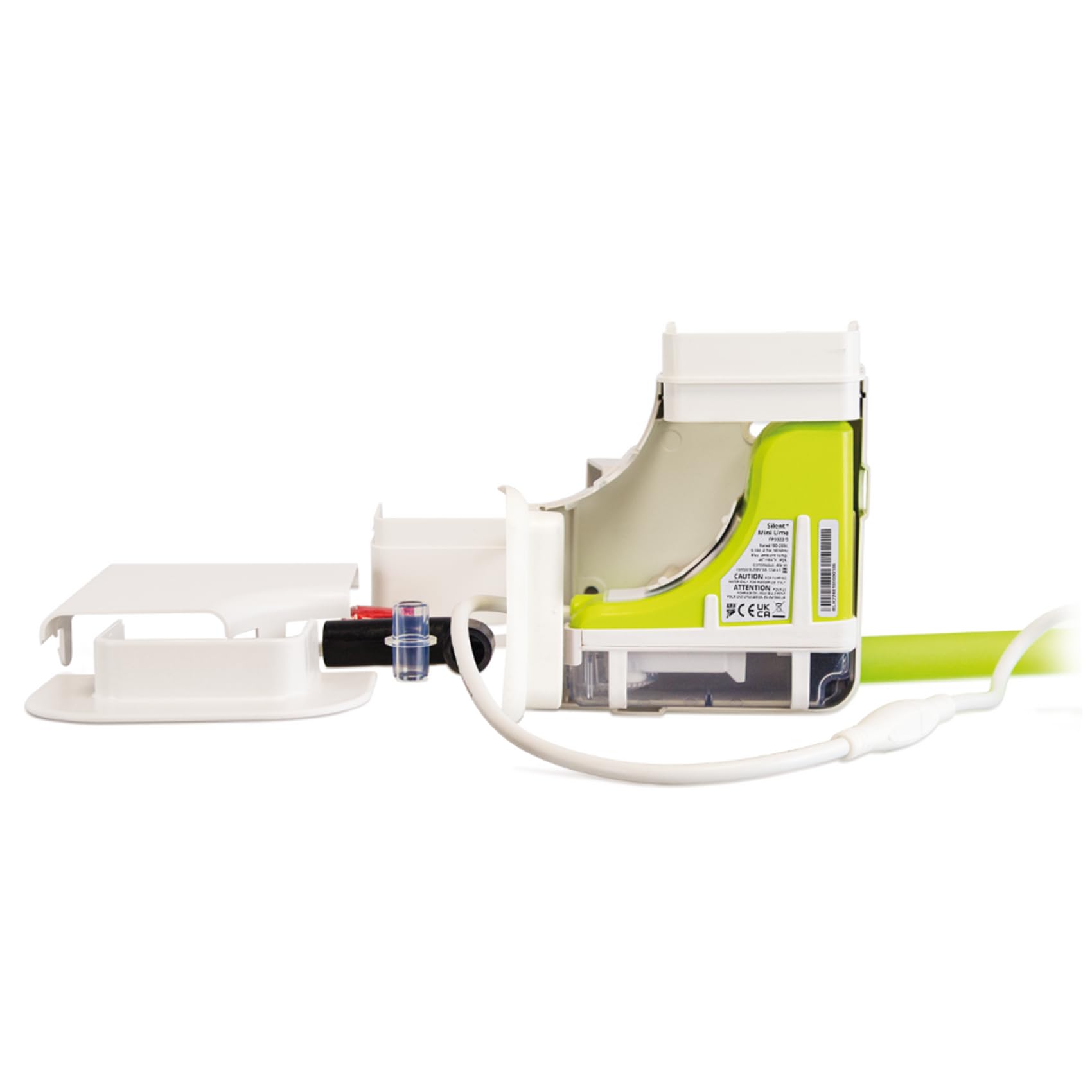Aspen Pumps Silent+ Mini Lime FP3472/5 - Pompa Scarico Condensa con Canalina EuroSplit 80x60 mm Colore Avorio Chiaro