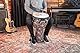 Meinl Percussion Jumbo Djembe Instrument - Sehr große Handtrommel - Mechanisches Stimmsystem - Durchmesser 14 Zoll - Kunststoff, Mehrfarbig (JD14DA)