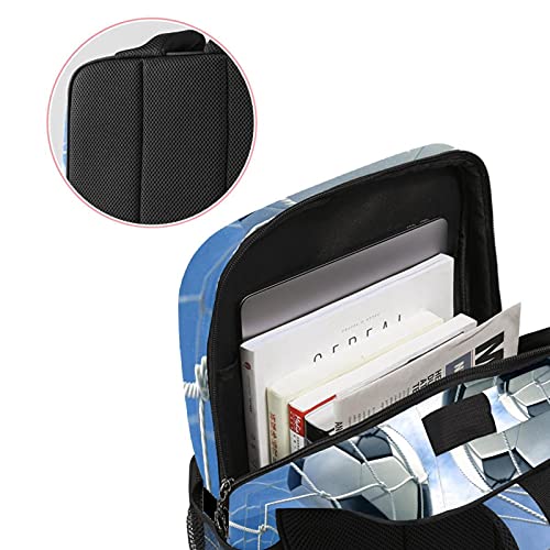Sac à dos décontracté football aux finitions durables et légères - 3