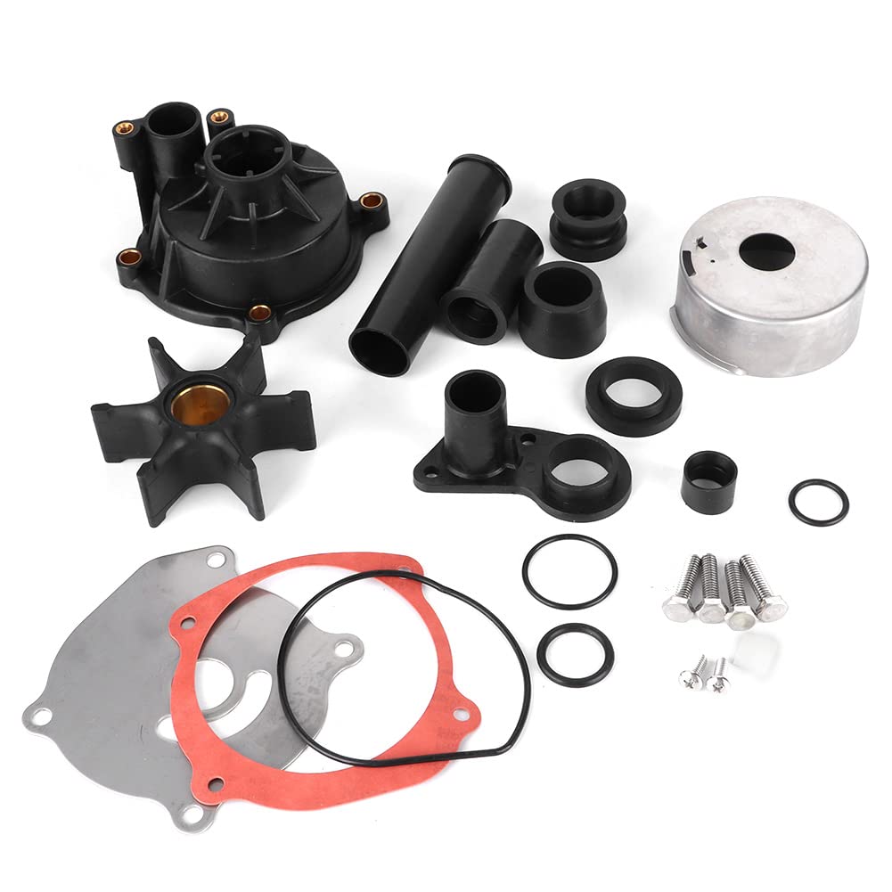 SIXRUN Kit di Riparazione Girante Pompa Acqua, Nylon Ad Alte Prestazioni per Motori Fuoribordo e 75-250 CV