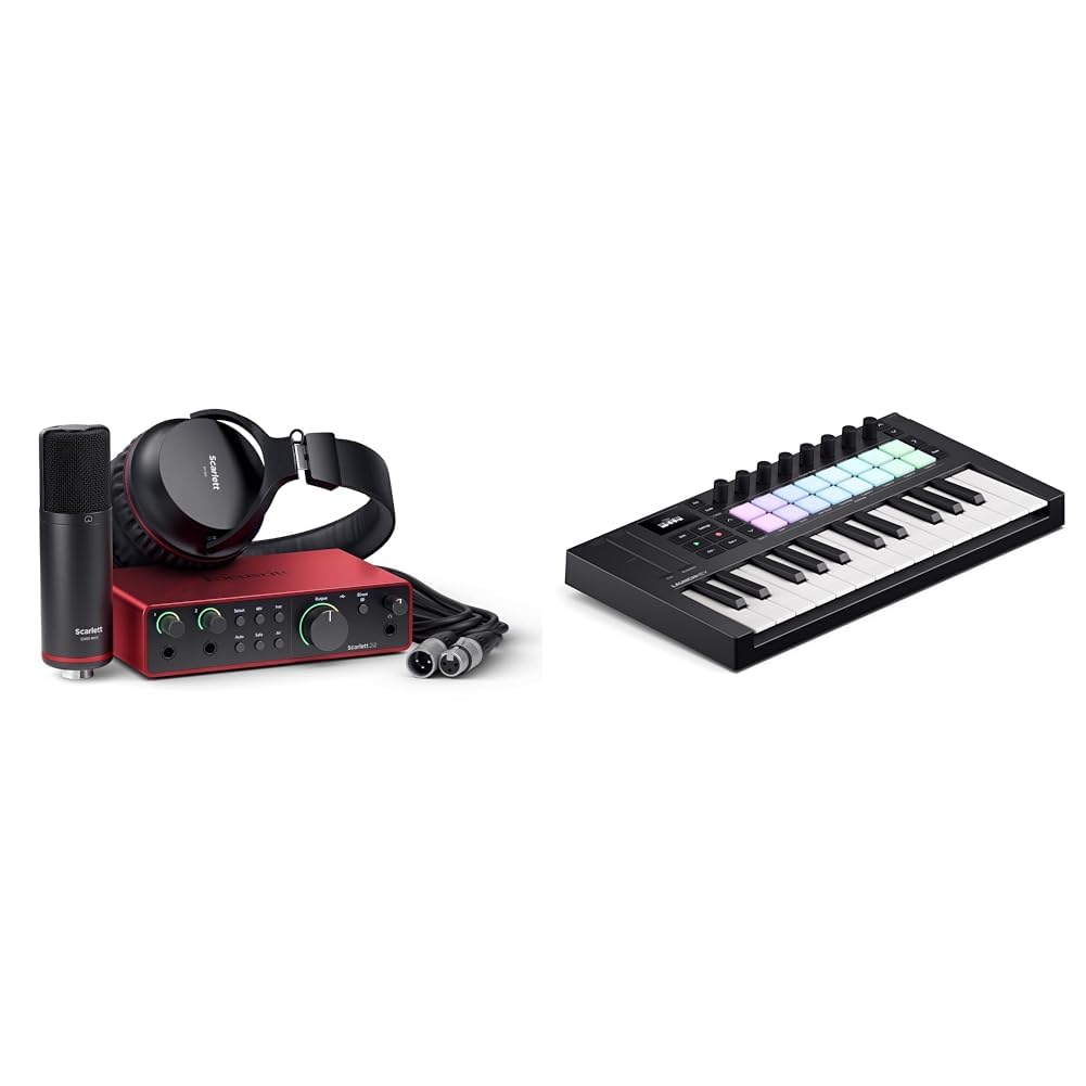 Focusrite Scarlett 2i2 Studio 4th Gen USB Audio Interface Bundle