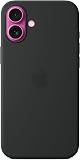 Apple Coque en Silicone avec MagSafe pour iPhone 16 Plus - Noir ​​​​​​​ - 3