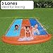 Bestway H20GO Triple Lane Slip and Slide, Inflatable Water Slide for Kids, Summer Garden Outdoor Toy with Built-in Sprinklers and Drench Pool